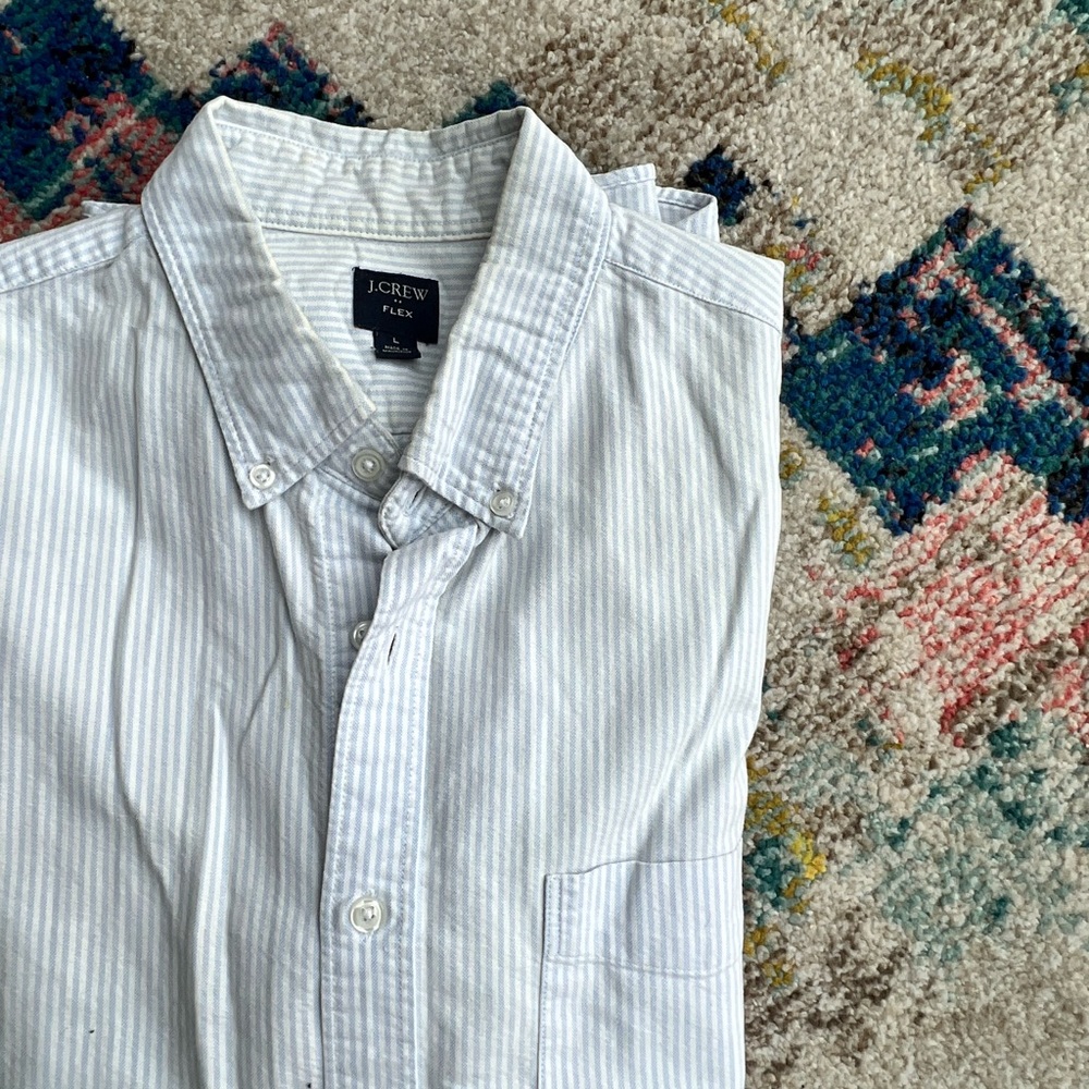 J. Crew casual dress shirt 100% cotton size L